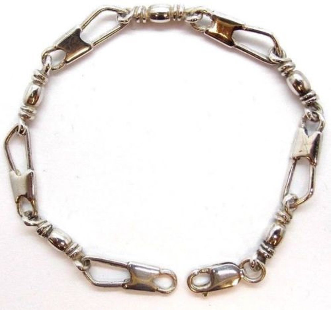 Amor Jewelry Sterling Silver ACTS Bracelet – Fishers Of Men Design – 7.5" To 9" Adjustable