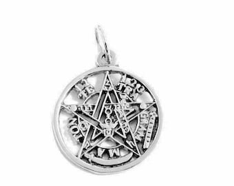Tetragrammaton Pendant .925 Sterling Silver