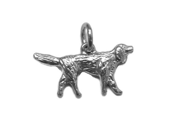Tommyway Jewelry Genuine 925 Sterling Silver Labrador Retriever Dog Charm Pendant