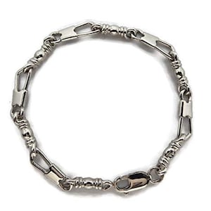 ACTS Bracelet Fishers Of Men Sterling Silver 9&quot; MEDIUM LINK, Original Design