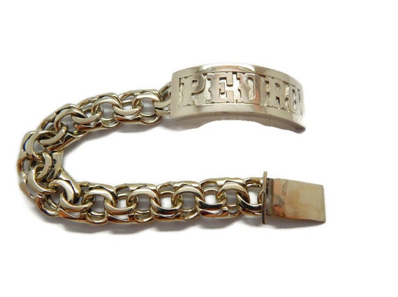Silver chino hotsell link bracelet