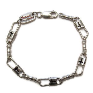 ACTS Bracelet Fishers of Men Sterling Silver Regular Cross Design!!