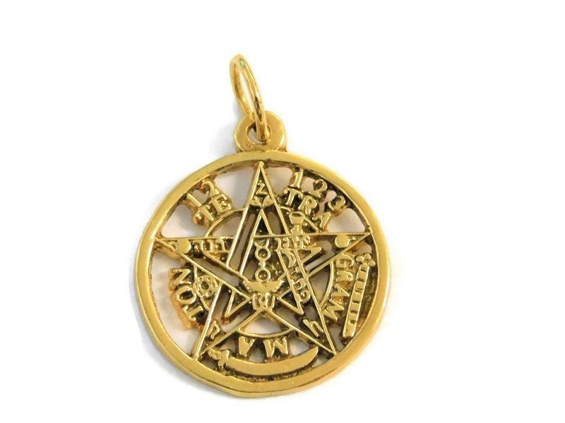 Tetragrammaton Pendant 14k Yellow Gold Etsy Australia