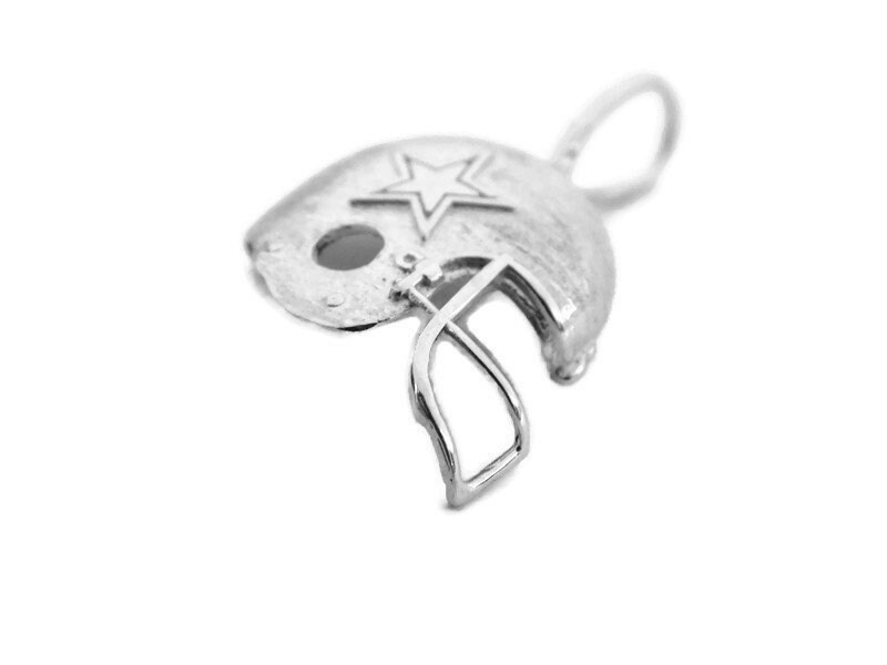 Pandora Dallas Cowboys Football Helmet Charm Pendant S925 Sterling