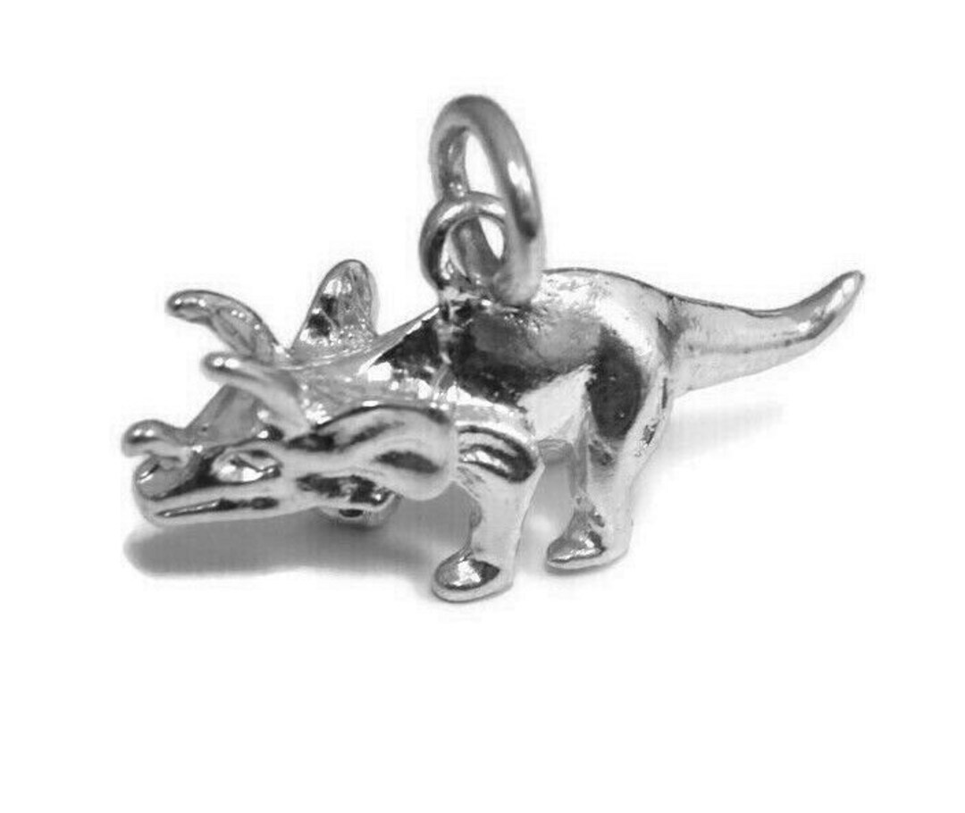 Kleiner T-Rex Dinosaurier Anhänger In Sterling Silber, Silber Oder Gold Oder Rosegold, Dinosaurier Halskette - Österreich - Foto 8