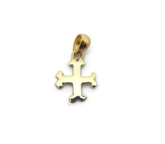 Cross Moline Pendant 14k Yellow Gold!! - Etsy