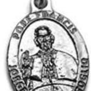 Pope francis .925 sterling silver charm pendant