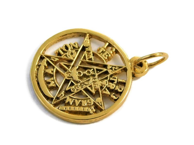 Gold tetragrammaton best sale pendant