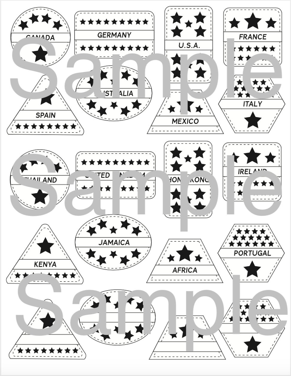 Printable Passport for Kids for Pretend Play Travel and | Etsy Canada