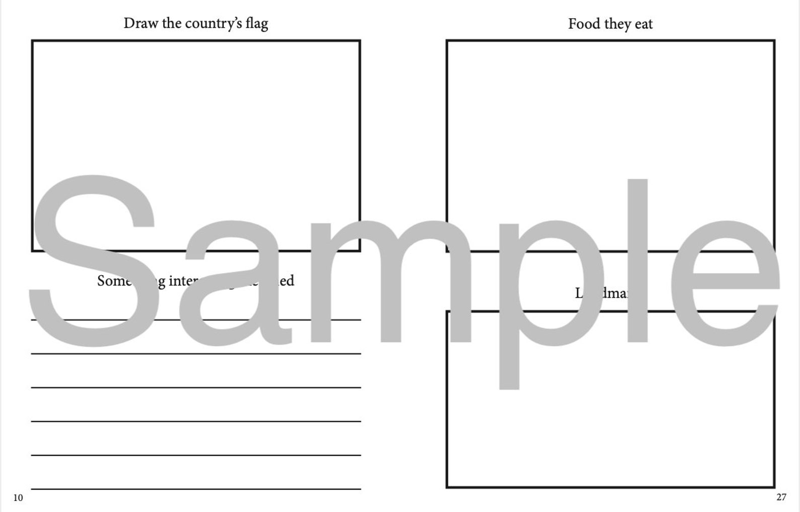 Printable Passport for Kids for Pretend Play Travel and Learning - Etsy