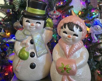 * vintage ornament SET ୨୧ 可愛い雪だるまさん ＆ ウサ il_340x270.6552326051_1jic.jpg