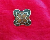 Exceptional silver and copper Arts and Crafts brooch, probably Heintz