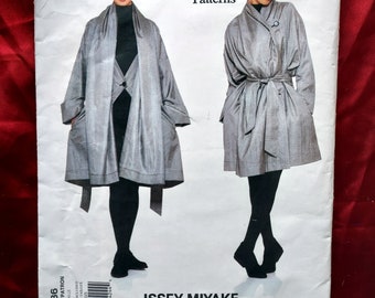 Vogue pattern 1836 Issey Miyake wrap coat All sizes UNCUT