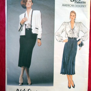 Vogue 1483 American Designer suit pattern 1980s size 10 CUT