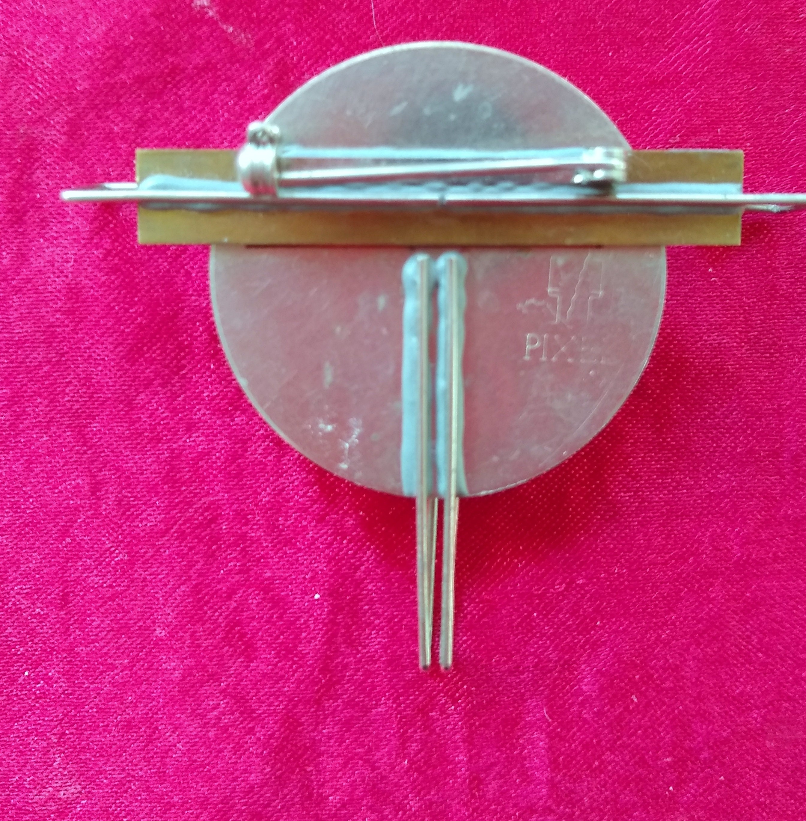 Modernist PIXEL Geometric Kinetic Pin Brooch - Etsy