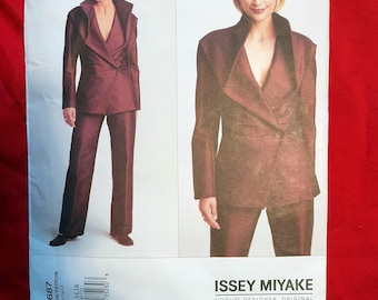イッセイミヤケ　サイズ3 1980s Vintage Vogue 1854 ISSEY MIYAKE Loose Fitting Jacket