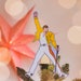 Freddie Tree Topper, Gift for music fans, alternative decor, bohemian rhapsody, queen, gay christmas 