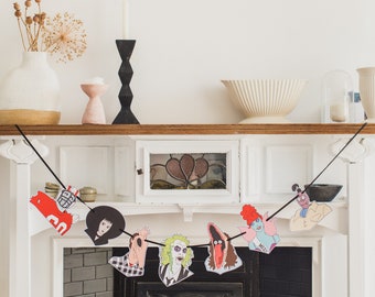 Daylight Come Garland, Gift for Horror Fan, Cult Movies, Halloween, Horror Decor