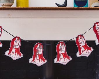 Bloody Prom Bunting: Vintage Horror Garland (Digital Download)