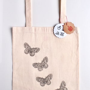 100% Cotton Handprinted Tote Bag: Choose Your Pattern image 5