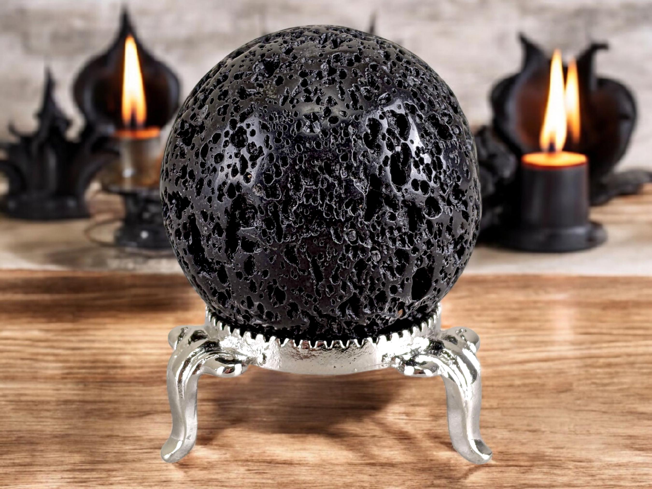 6 in crystal ball stand - Etsy México, image size:2700x2025