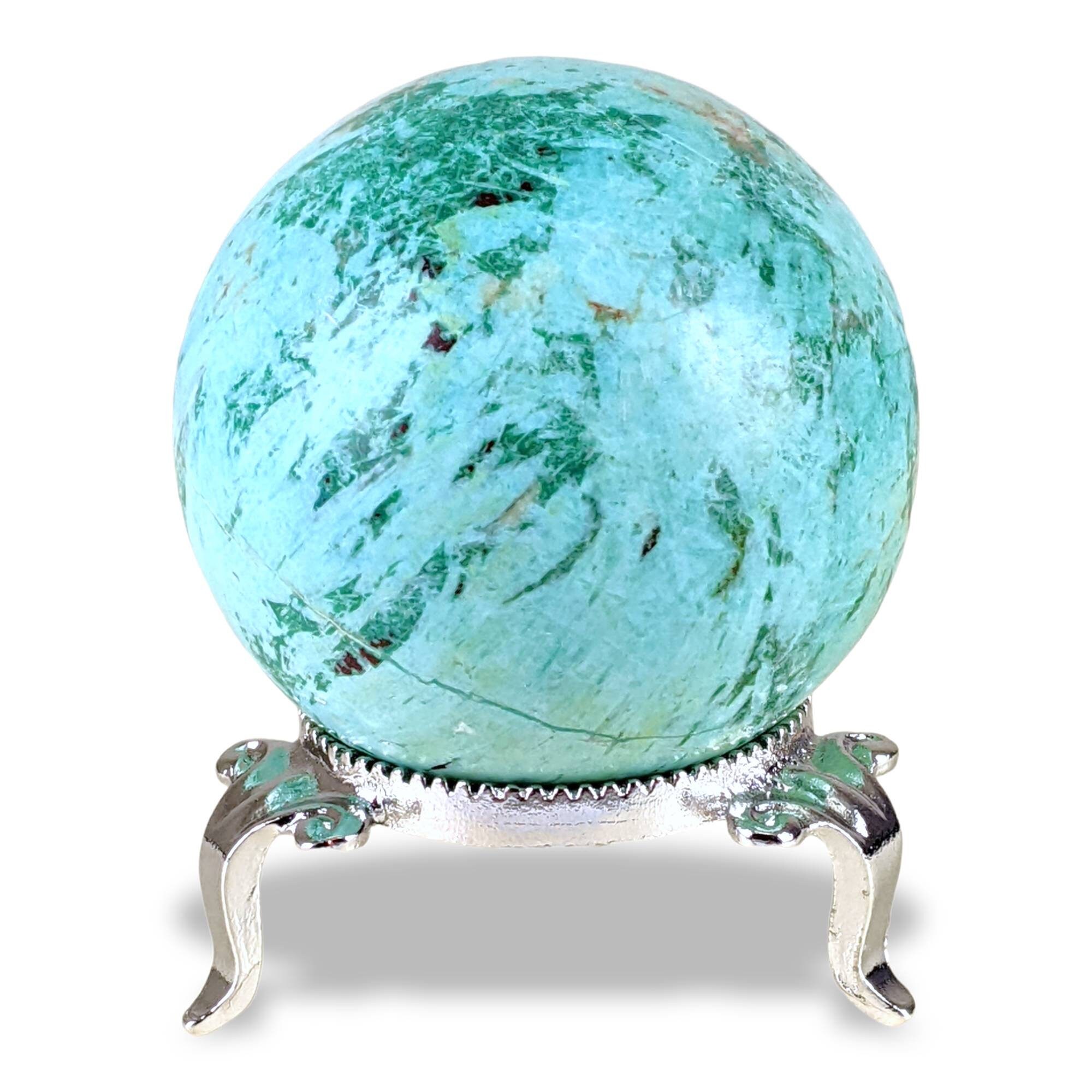 Présentoirs à boules de cristal, sphère métallique, décoration de