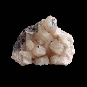 Stilbite In Matrix (5.8&quot;) Zeolite Crystal Druze Display Specimen Rocks Minerals Home Decor India