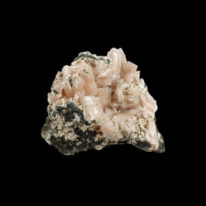 Stilbite In Matrix (4&quot;) Zeolite Crystal Druze Display Specimen Rocks Minerals Home Decor India
