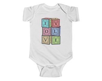 EVOLVE Baby Blocks - Infant Bodysuit