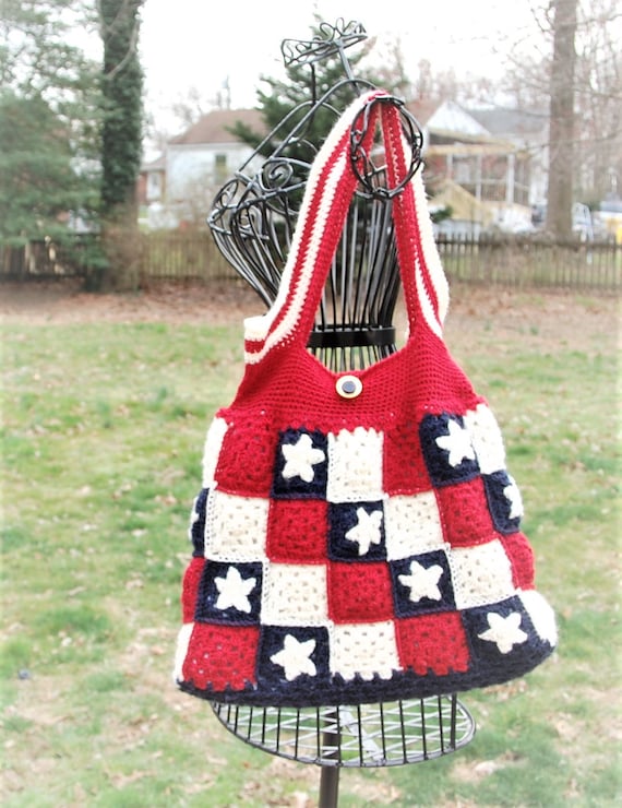 Red white deals blue purse