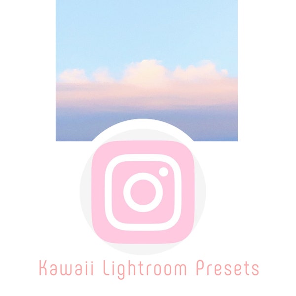 5 Mobile Lightroom Presets Kawaii Aesthetic - Instagram Presets, Kawaii Presets, Cute Presets, Lightroom Mobile Presets, Asian Presets