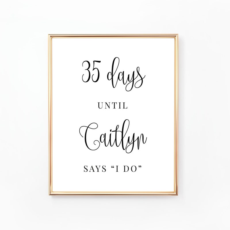 Days Until - Etsy