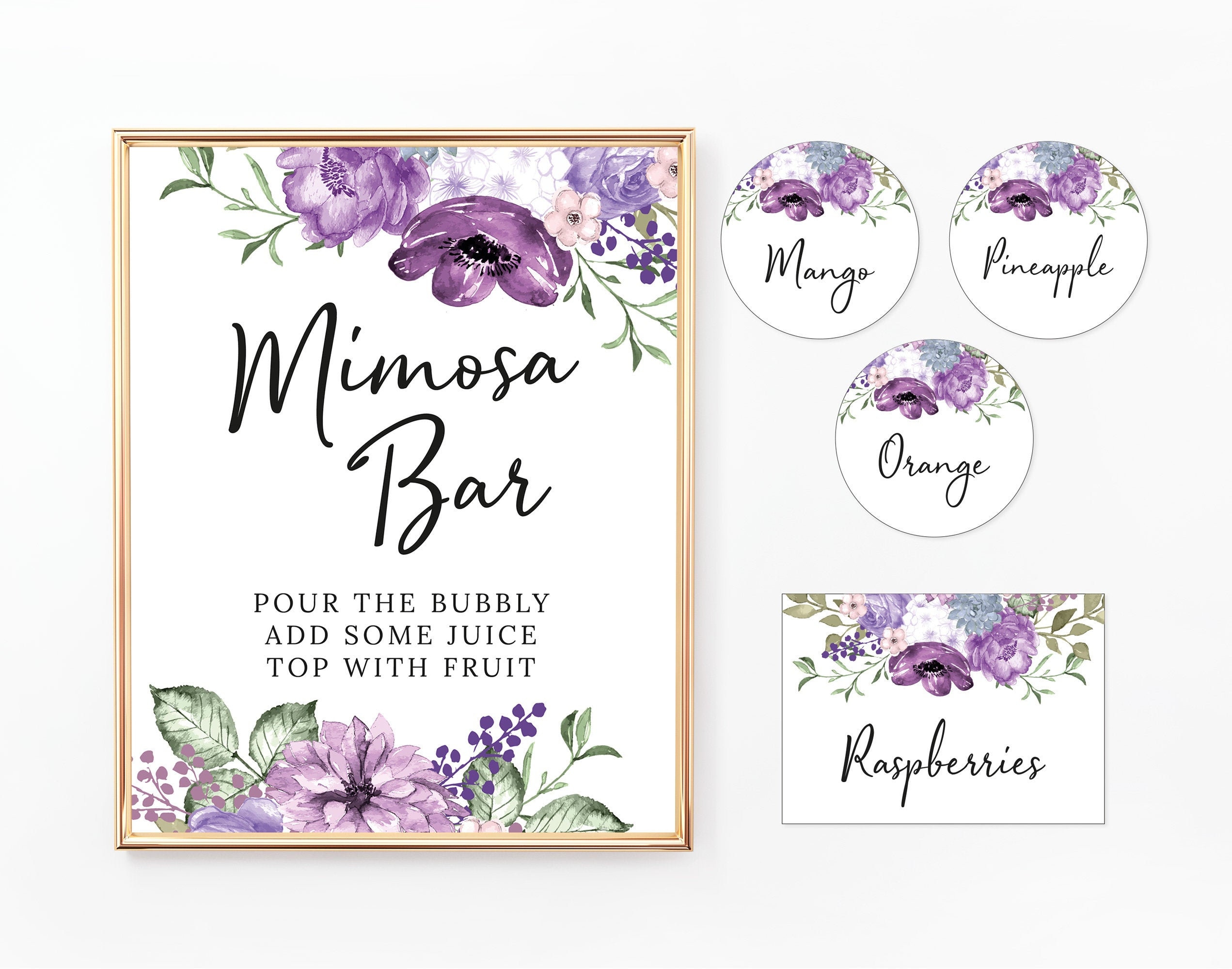 Mimosa Bar or Mom-osa Bar - You Choose - Treehouse Threads