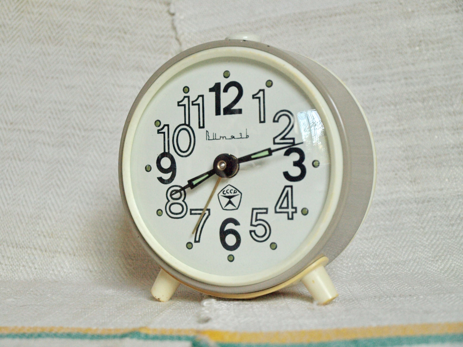 Wind up alarm clock Mechanical desk clock Loud alarm clock Etsy