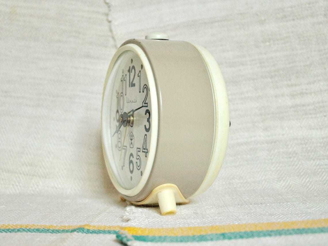 Wind up Alarm Clock Mechanical Desk Clock Loud Alarm Clock Etsy