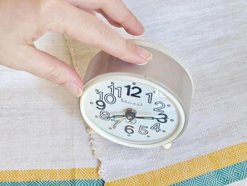 Wind up Alarm Clock Mechanical Desk Clock Loud Alarm Clock Etsy