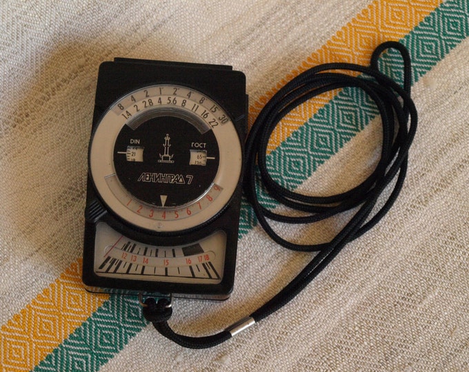 Light Meter Analog Handheld Selenium Based Exposure Meter Etsy