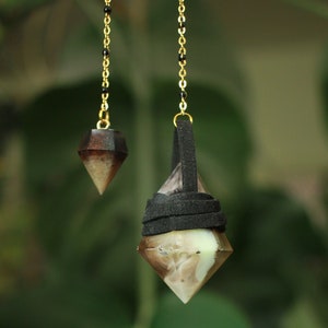 Magical Pendulum: Handpoured Resin / Lucky Charm With Pouch And Card 11 image 4