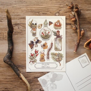 Postkartenprint: Waldspaziergang Kollektion