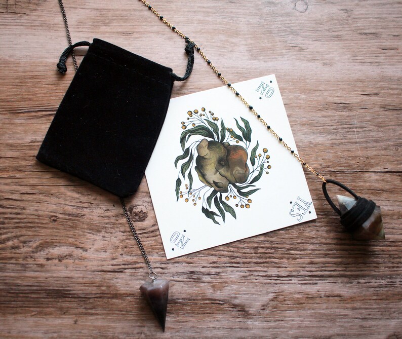 Magical Pendulum: Handpoured Resin / Lucky Charm With Pouch And Card 11 image 10