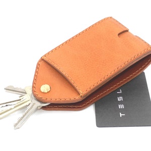 Porta badge Tesla, Porta badge in pelle, Portachiavi Tesla, Custodia per badge Tesla modello 3, Porta badge personalizzato, Tessera Tesla