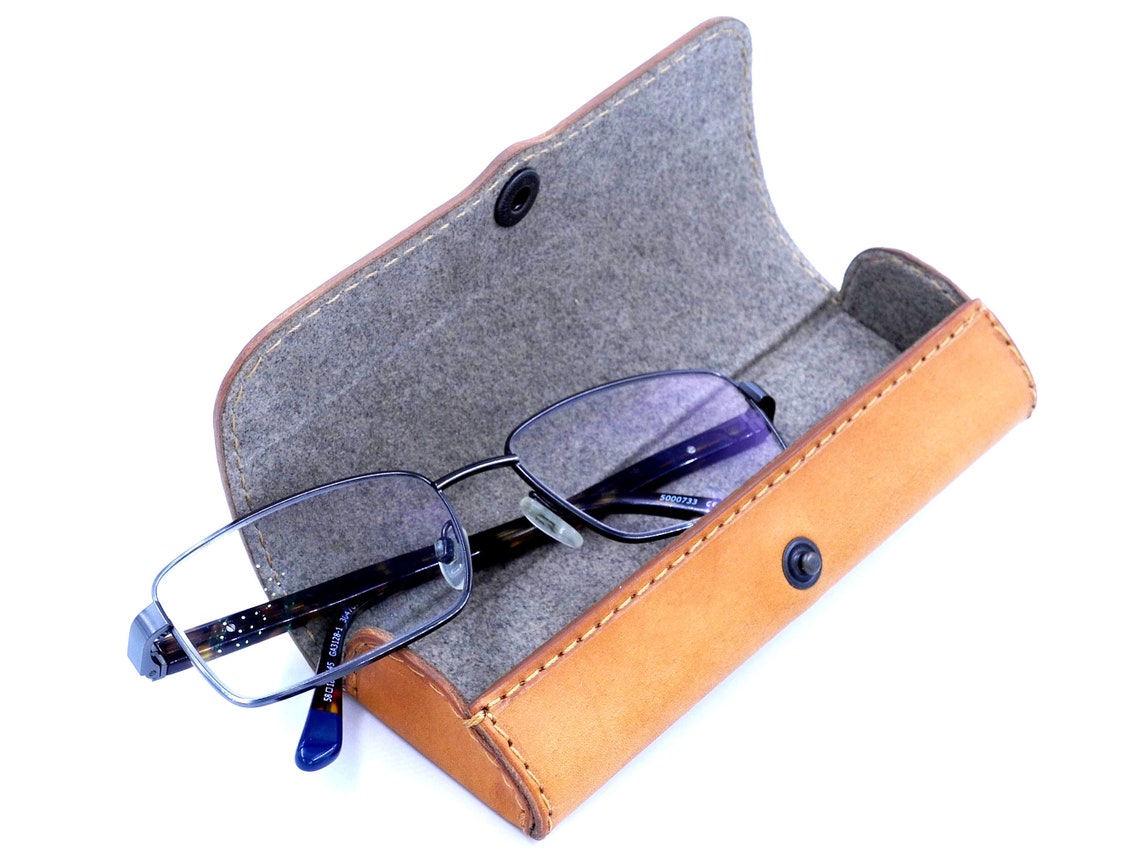 Glasses Case Gift for Her Handmade Eyeglass Case Leather Etsy UK