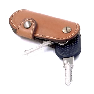 Organiseur de clés, Porte-clés en cuir, Cadeau pour lui, Porte-clés en cuir, Porte-clés compact, Organiseur de clés en cuir, Porte-clés personnalisé