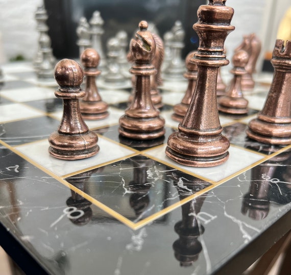 This Chess Set Is Made Up Of Black And Brown Pieces Background, Chess  Pieces Names With Picture Background Image And Wallpaper for Free Download