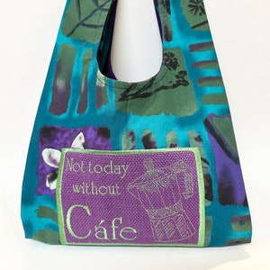 Grocery Shopping tote bag, Replacement Grocery Bag, Grocery Bag, Market Bag, Tote Bag, Personalized Shopping Bag, Cafe, Espresso