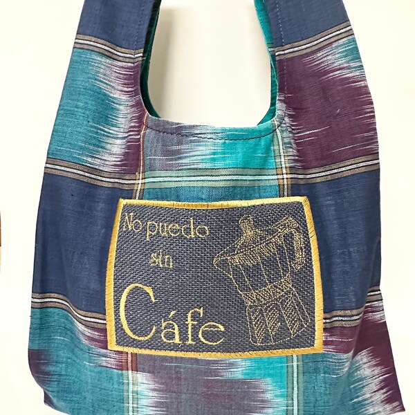 Bag, Handbag, Sac, Grocery Shopping Bag, Grocery Bag, Market Bag, Tote Bag, Sustainable, Personalized, Gift for her, Coffee, Cafe, Espresso