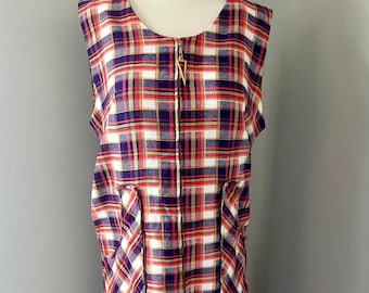 Vtg Dutchmaid Plaid Jumper