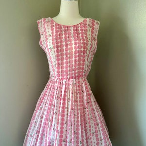 50s Betty Hartford Pink Dress