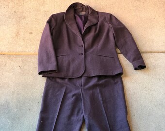 1960s Purple Pendleton Suit