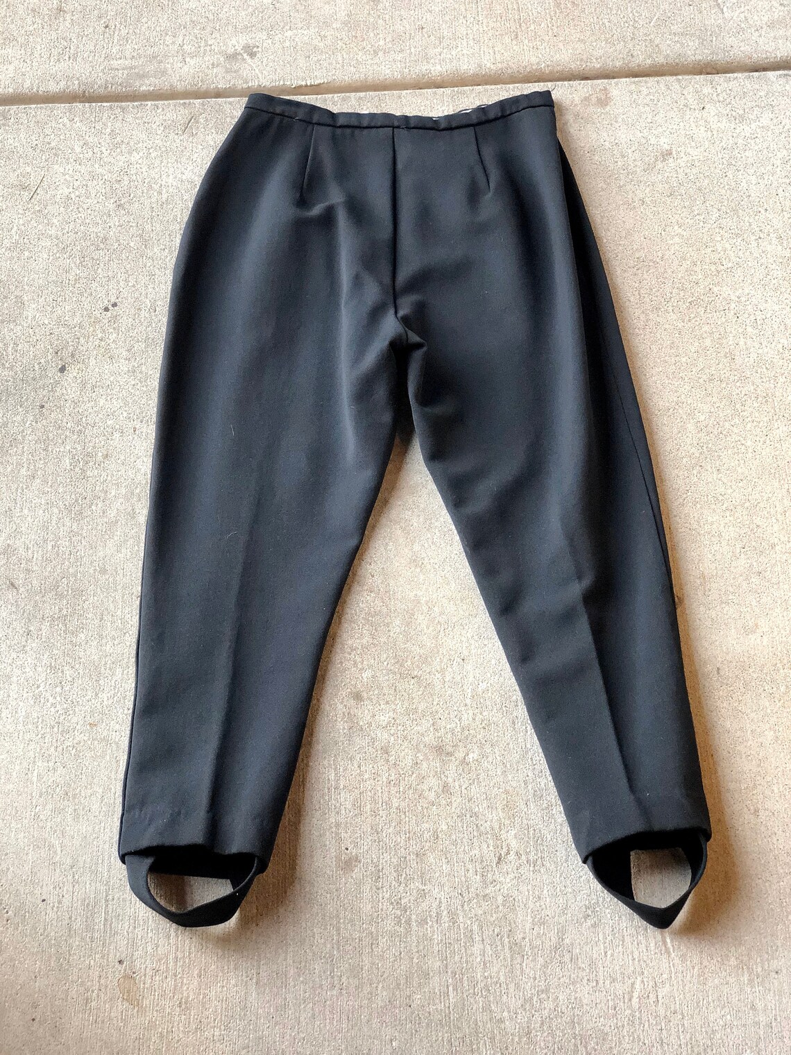 Vintage Black Ski/stirrup Pants - Etsy